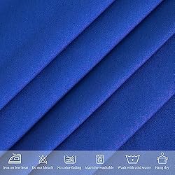 6 Pack Polyester Tablecloths, Royal Blue 90 x 132