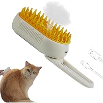 Amazon.com : MOUOGO Cat Steam Brush, PetSteam Brush for Cats and ...