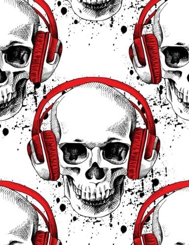 Journal : Notebook: 8.5x11 160 Page Lined paperback Journal/Notebook (Skulls Theme) (Volume 4) Paperback – March 20, 2016