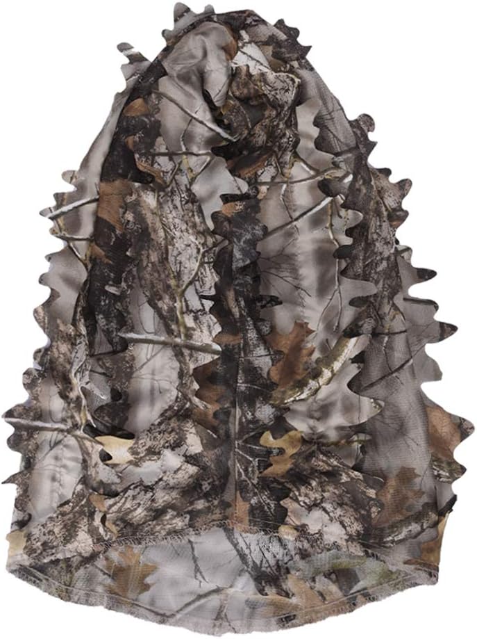 LOOGU Ghillie Face Mask 3D Leafy Ghillie Camouflage Full Cover Headwear Hunting Accessories : Sports & Outdoors