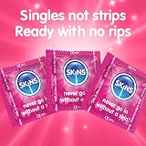 Skins Dots & Ribs Condoms 4 Pack - Ribbed Dotted Latex Free Pleasure view 6