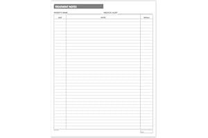Doctor Stuff Medical & Dental Patient Progress Notes - Double-Sided, Heavyweight 28lb Paper, 100-Pack, Treatment Notes New Client Forms for Doctors, Nurses, and Office Professionals