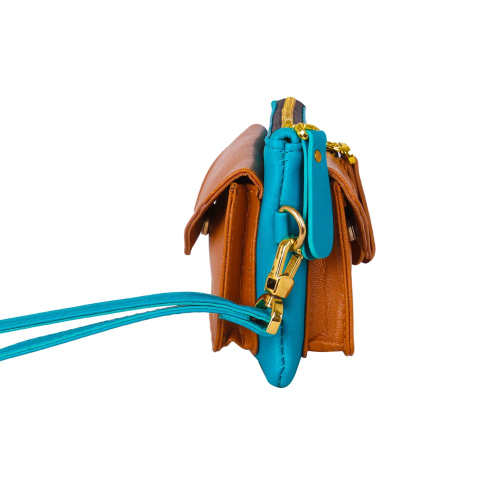 august women's handbag-red