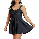 LALAGEN Womens Halter Swimdress Plus 