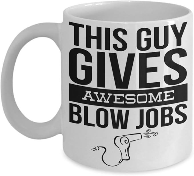 Amazon Com Hair Stylist Funny Gift Coffee Mug This Guy Gives