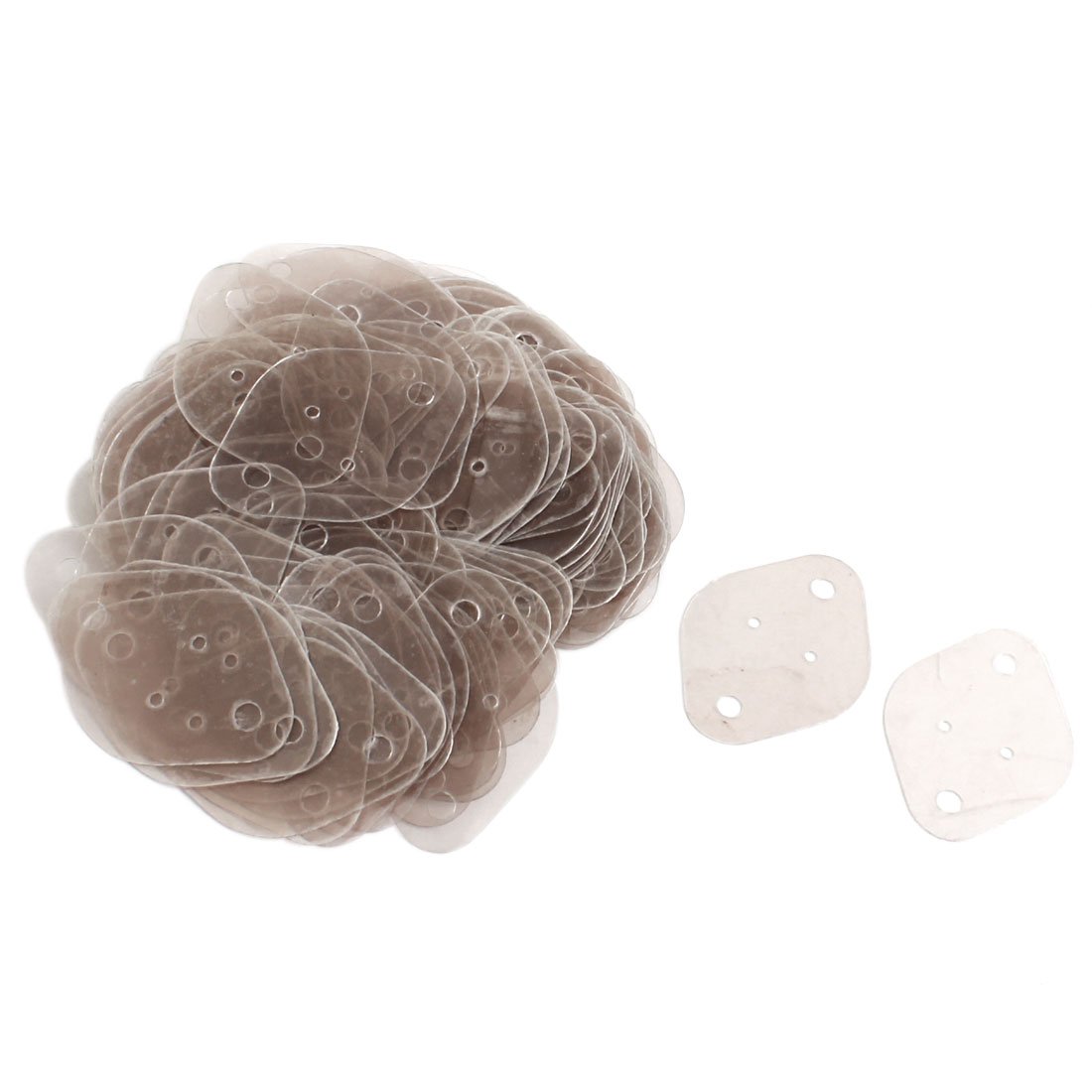 sourcing map 200Pcs 31.5mmx44.5mmx0.12mm Mica Insulator Sheet Replacement