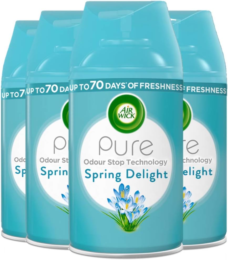 Air Wick Spring Delight Automatic Air Freshener Refills 250ml Pack 4