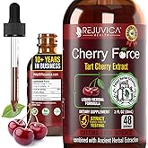 Rejuvica Health Cherry Force - Advanced Tart Cherry Extract - Real Tart Cherries - Rich in Phytonutrients - Liquid Extract for Better Absorption