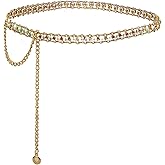 ILuvatar glass diamond chain belt metal metal belt women's western style belt women's belt bling bling F009