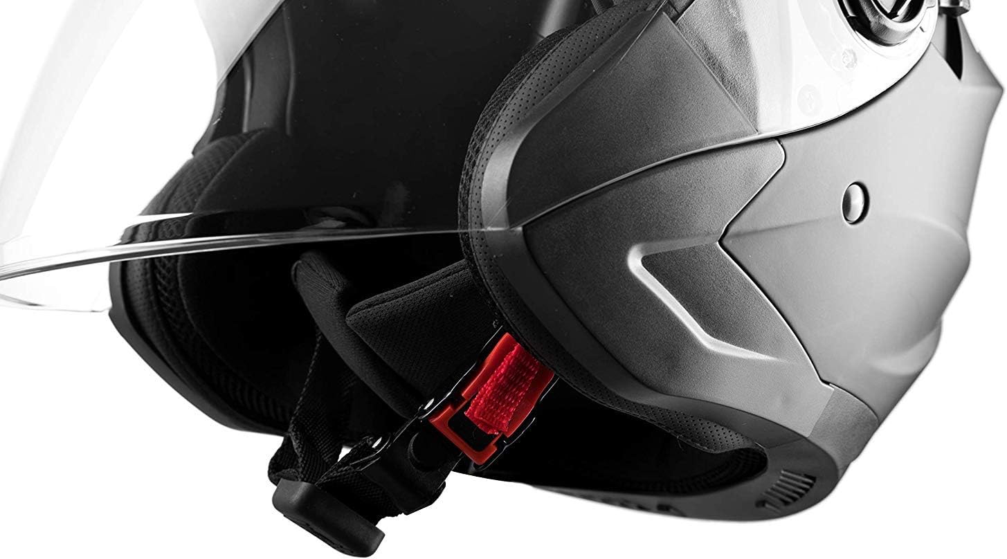 Westt Jet Casque Moto Jet Double Visiere Pour Scooter Chopper En Noir Mat Casque De Moto Homme Et Femme Demi Jet Ece Homologue Casques Jet Auto Et Moto