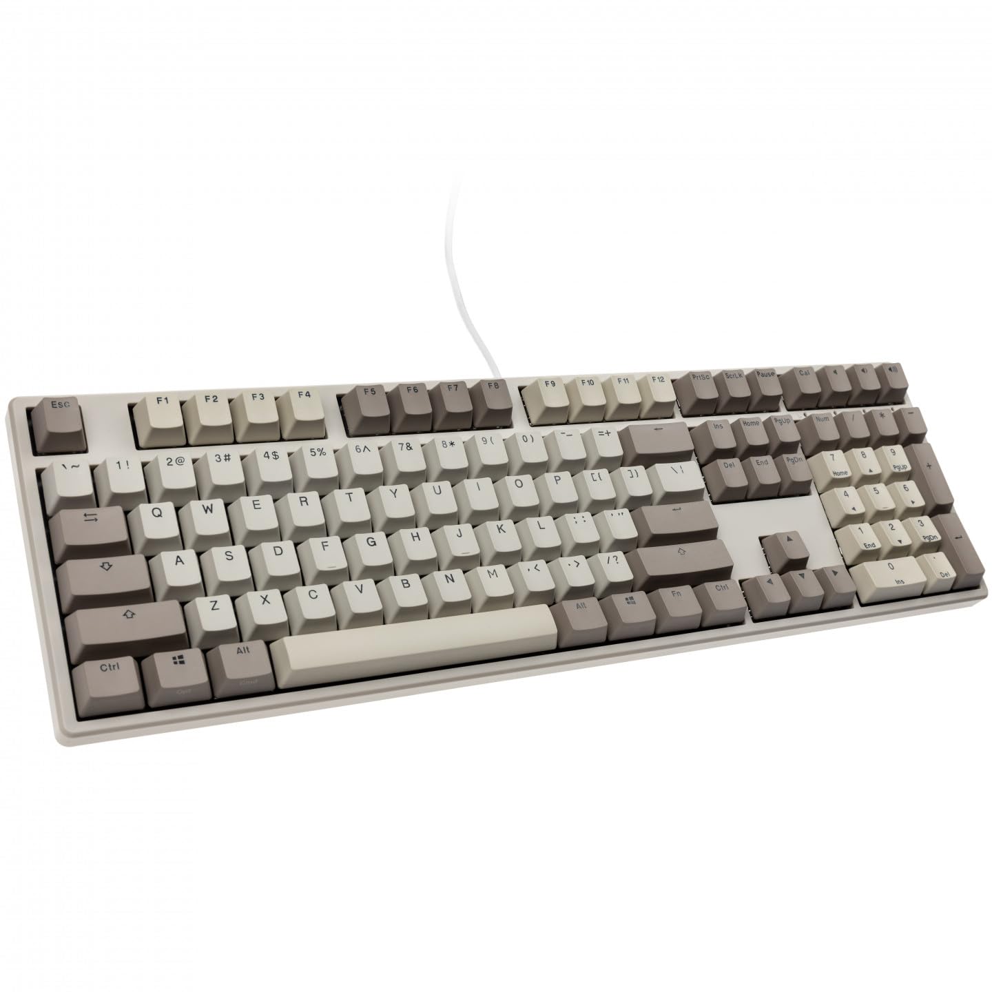 Ducky Origin Vintage Double Shot PBT Mechanical Keyboard (Cherry MX Red)