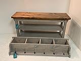 Hallway Mud Room Foyer Bench 42 Inch with Second