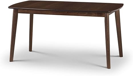 Julian Bowen Kensington Walnut Rectangular Extending Dining Table Solid Wood Amazon De Kuche Haushalt