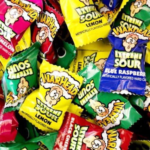 Warheads Hard Sour Candy 1lb Bag by Impact Confections