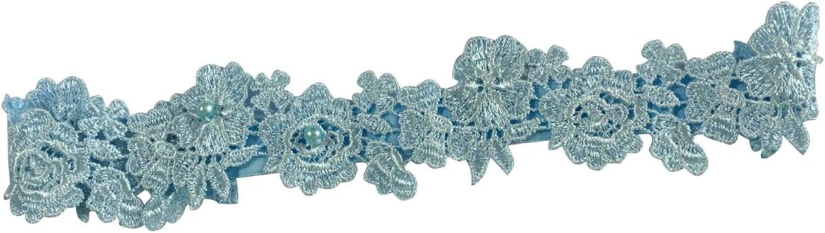 YuRong Wedding Flower Garter Bridal Pearls Garter Bridal Garter G07