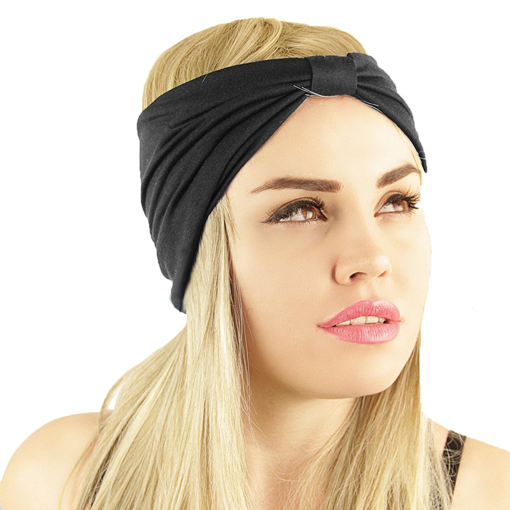 Hippih Multi Style Yoga Headbands for Women Wide Non Slip Design for Running Workout and Fitness