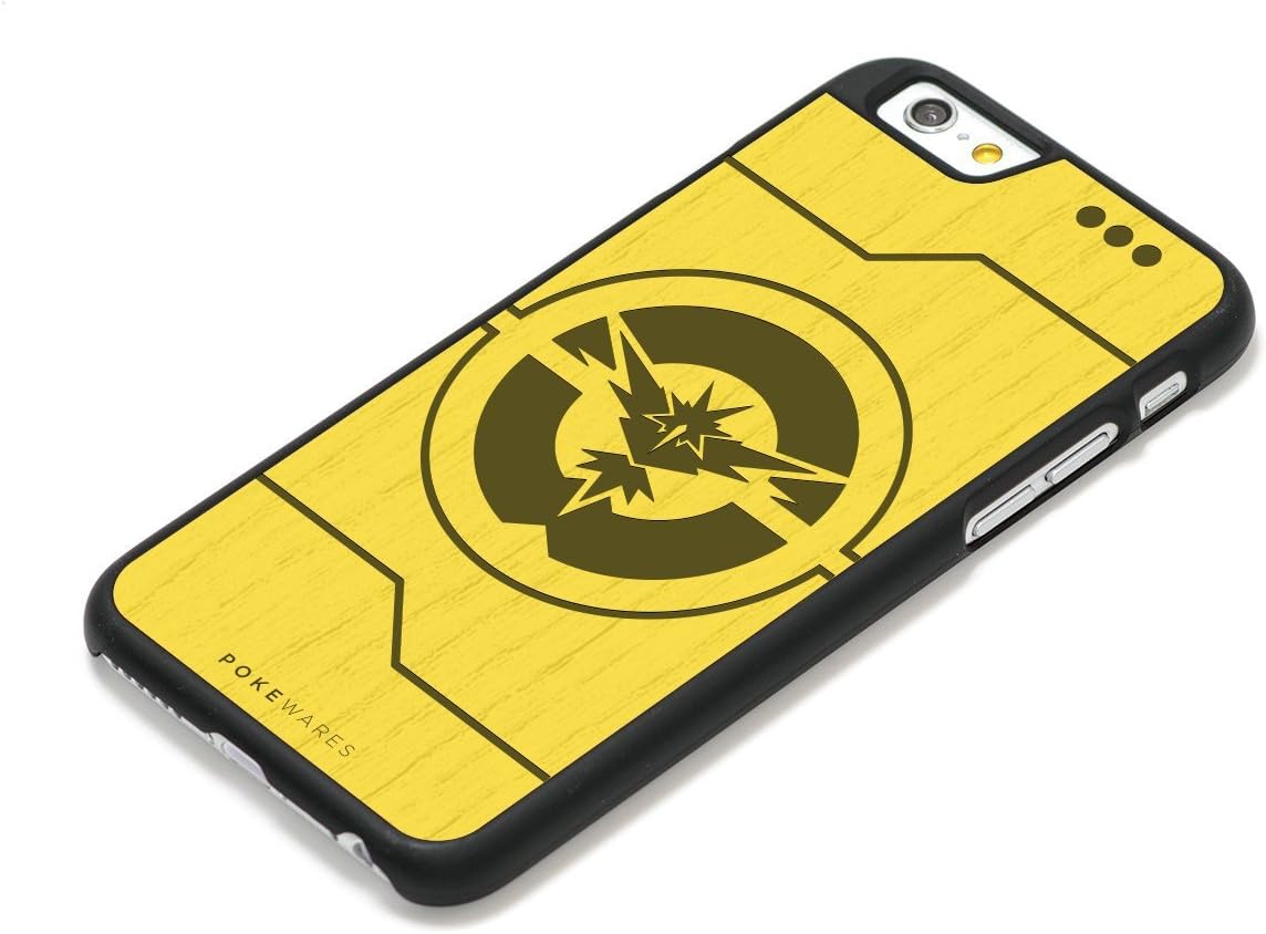 POKEWARES iPhone Case for 6/6s Inspired By Pokemon GO Plus - Team Instinct Yellow - iPhone 6/6s Case - PREORDER