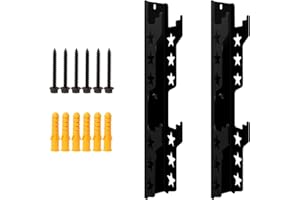 RIMLUFE 2PCS Jack Stand Holder Wall Mount Organizer Car Jack Stand Storage Rack Wall Brackets Fits 2 & 3 & 4 & 5 Ton Tall Jac