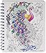 Undated Coloring Planner (7x8.5) Medium - Weekly & Monthly Organizer, Appointment Schedule, Goals and Notes