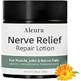 Alcura Nerve Cream, Nerve Cream with Calendula, Magnesium, Daily Nourishment for Health, suitable for use on body parts - 3.5FLOZ