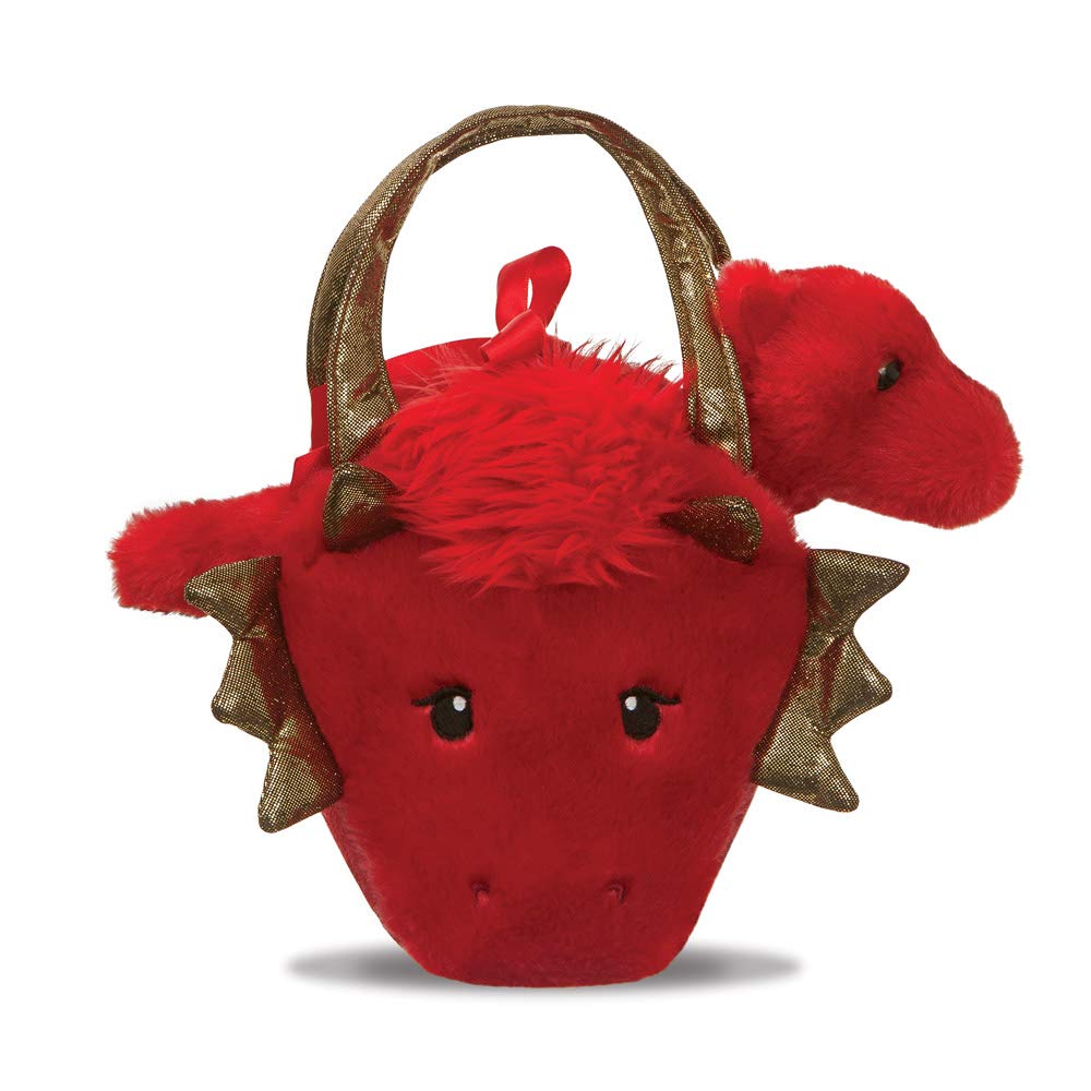 Aurora Fancy Pal Dragon Peek-A-Boo 8in 61252 Red