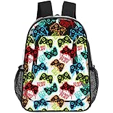 Ujskwpi Game Machine Style Clear Backpack See Through Boys Backpacks for School, Transparent Backpack for College Workplace, Waterproof Heavy Clear Book Bag, Back to School Gift