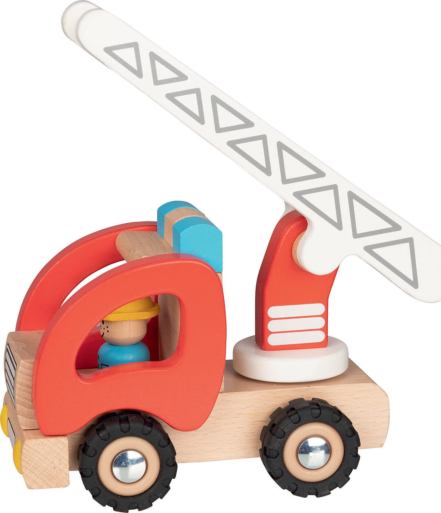 Goki- Fire Truck Ladder Remote Control Vehicles, Color (Red) (55789)