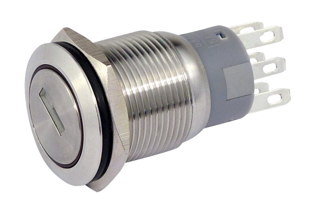 Blanko 207044 Key Switch Metal 19 mm Closer 2 x Opener