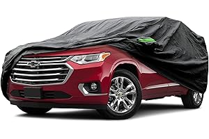 Proadsy 6 Layers SUV Car Cover Custom Fit for Chevrolet Chevy Traverse 2009-2024 LT/LS/RS/Premier/High Country Windproof All Weather Waterproof Sun Rain UV Dust Snow Protection Outdoor Covers