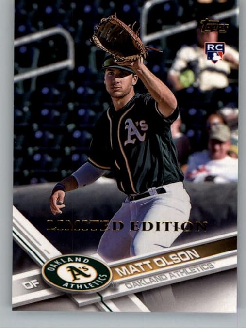 Amazon 2017 Topps Limited 476 Matt Olson NM MT RC Rookie 