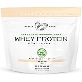 Muscle Feast Grass-Fed Whey Protein Concentrate Powder, All Natural, Hormone Free Pasture Raised Whey Protein Powder for Women & Men, Clean, Non-GMO & Gluten Free Whey Concentrate - Vanilla, 5lb