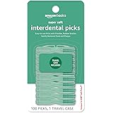 Amazon Basics Interdental Picks, 100 Count, 1 Pack