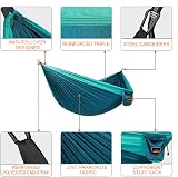 AnorTrek Camping Hammock Lightweight Parachute Nylon with Straps view 2