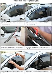 IMMORTAL GROUP Window Visor Compatible with Honda