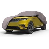 Seal Skin Covers Multi-Layer SUV Car Cover, Waterproof PEVA Outdoor Cover with UV, Snow, Rain Protection, Windproof Straps, Cotton Lining, Lock System, Universal Fit (181"-194" L)