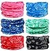 KALILY 12PCS/9PCS/6PCS Headband Bandana - Face Shield Headwrap Scarf Neck Gaiter Hair Band