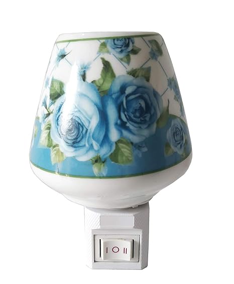 Trendy club persent Ceramic Night Light Energy-Saving lamp Electric Plug Wall Lighting for | Home| Bed Room| for Couple Gift|