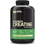 Optimum Nutrition Micronized Creatine Monohydrate Powder, Unflavored, Keto Friendly, 120 Servings (Packaging May Vary)
