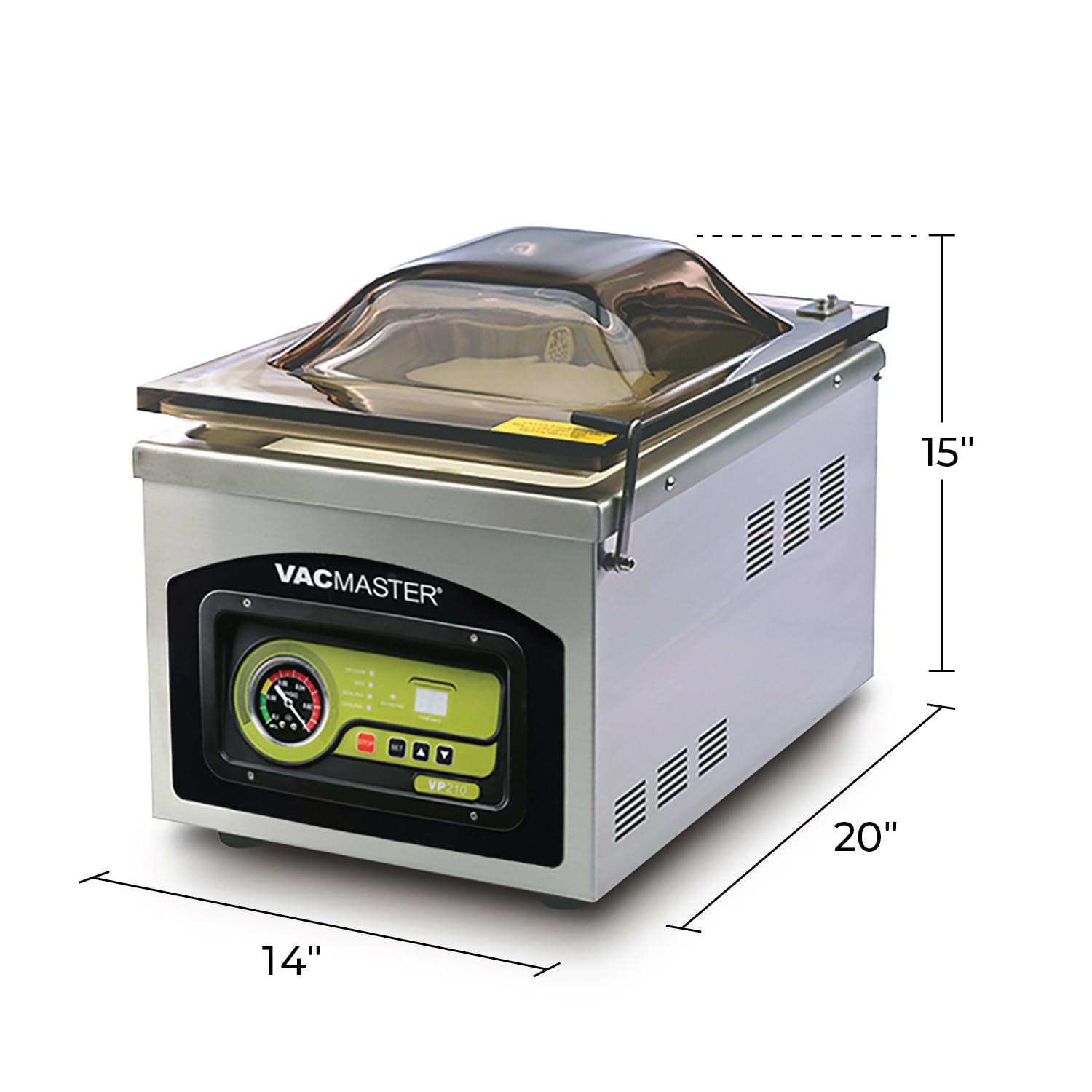 VacMaster VP210 Maintenance-Free Chamber Vacuum Sealer with 10.25” seal bar