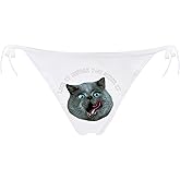 JINKAIJIA Women's Flirty Sexy Funny 3D Printed Low-waisted Tie string High elasticity Underpants Single Party Gifts Briefs