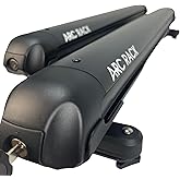 Arc Rack 36" (Black) Low Profile Ski Rack for Car Roof & Snowboard Roof Rack Accommodates 6 Skis/4 Snow Boards, Fits Most Cro