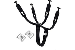 Asphodelia a Pair Hockey Helemet Ear Sling and a Hockey Helmet Chin Strap,Ice Hockey Chin Strap Replacement Parts,Loop Repair