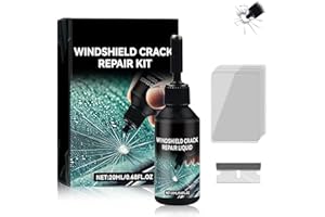 Car Windshield Crack Repair Kit - 2026 Upgrade Nano Glass Repair Liquid for Cracks & Chips, Cracks Gone Glass Remover Fluid f