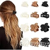 Ahoney 12Pcs Small Hair Clips for Women Girls 0.98" Mini Claws Clips for Thin Thick Hair No-slip Jaw Clips