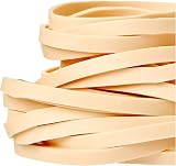 Just Stationery Assorted Size Original Rubber Elastic Band Brown 100g Pack view 2