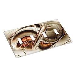 Modern Abstract Lines Painting Quad Toggle Light