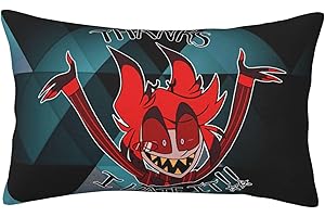 Hazbin Comedy Hotel Throw Pillow Case Decorative Covers Double Sided Cool Pillow Protector for Living Room Home Decoration Co