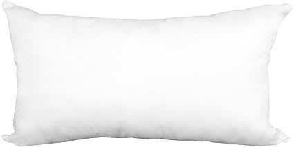 Pillow Insert 12 X 18 Polyester Filled Premium Fabric Cover