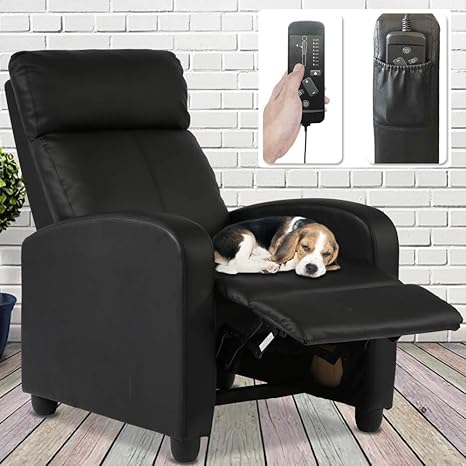 Amazon Com Recliner Reading Chair For Living Room Clearance Massage Recliner Single Sofa Fabric Push Back Wingback Chair Home Pu Leather Reclining Chair With Thicker Seat Cushion Modern Home Theater Seating Kitchen recliner reading chair for living room clearance massage recliner single sofa fabric push back wingback chair home pu leather reclining chair with