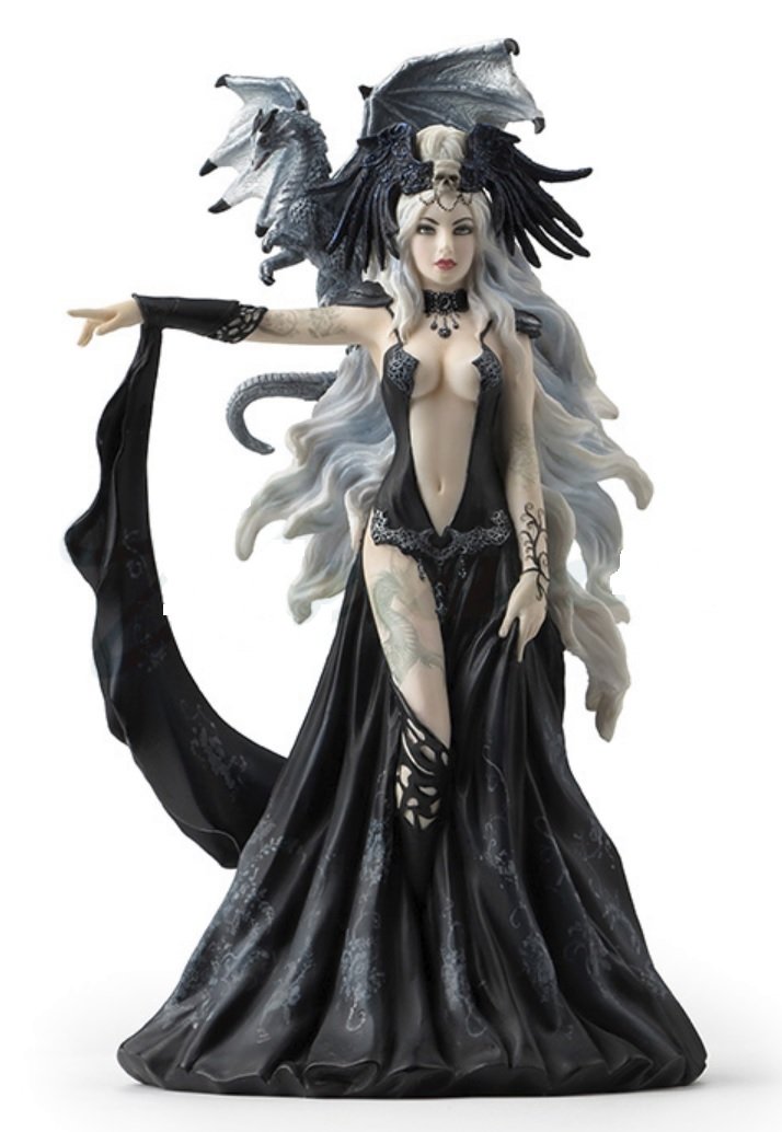 8.5" Queen of Havoc by Nene Thomas Statue Fantasy Sculpture Gothic Decor Figure